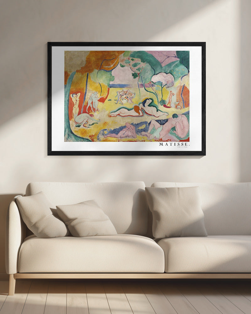 Wall art La Joie De Vivre, With Boarder