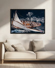 Wall art Above Moonbeam Canvas Print