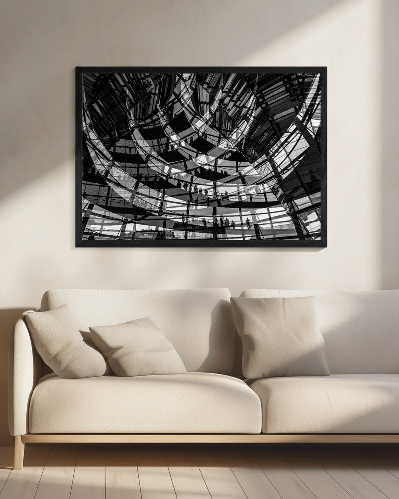 Visiteurs d'art mural