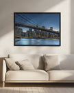 Wall art New York - L'heure bleue au-dessus de Manhattan