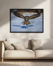 Wall art In your face - Great Grey Owl