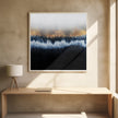 Art mural : Horizon doré abstrait