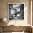 Wall art, NYC, pont de Manhattan