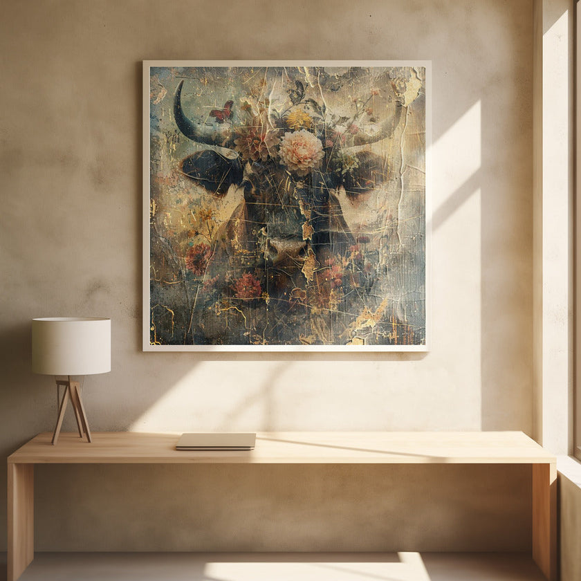 Wall art Floral Animals Vintage Art Illustration 10