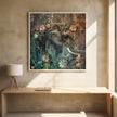 Illustration vintage d'animaux floraux pour décoration murale 11