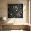 Wall art Peacock Animal Vintage Art Illustration Wallart 2