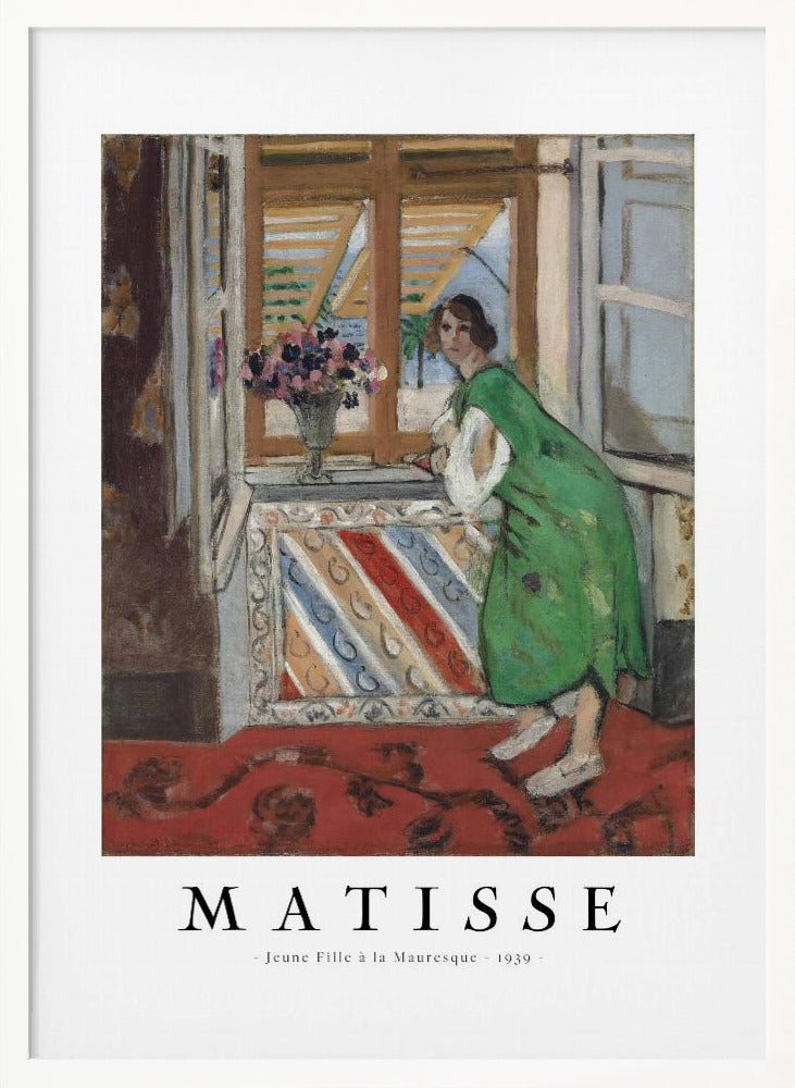 Wall art Jeune Fille a La Mauresque 1939
