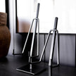 Picture Easel Stand | Dual Arm Black Iron
