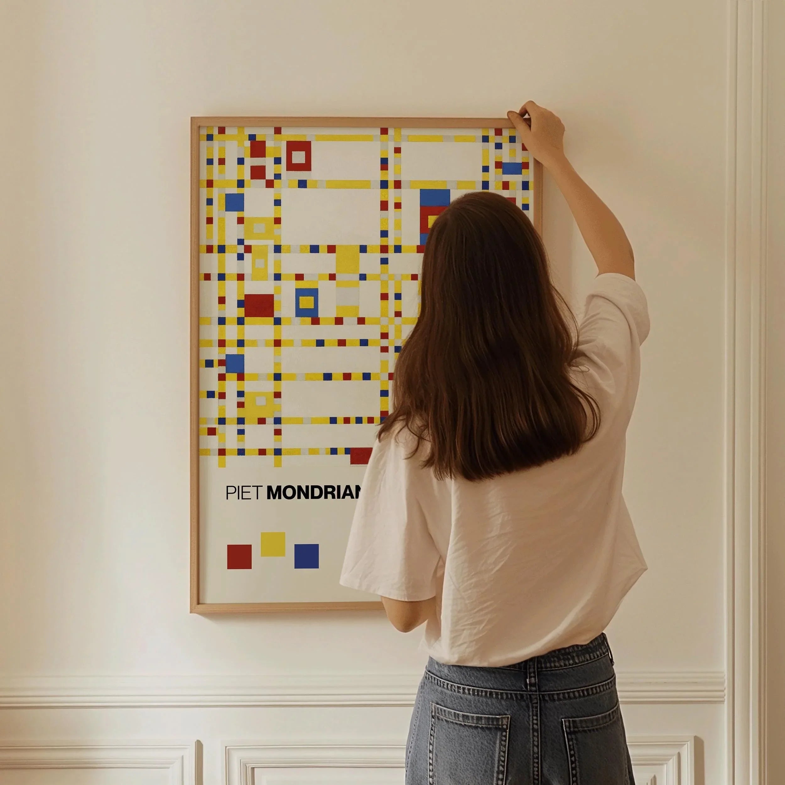 Piet Mondrian Broadway Boogie Woogie Giclee Print: Mid-Century Modern Art