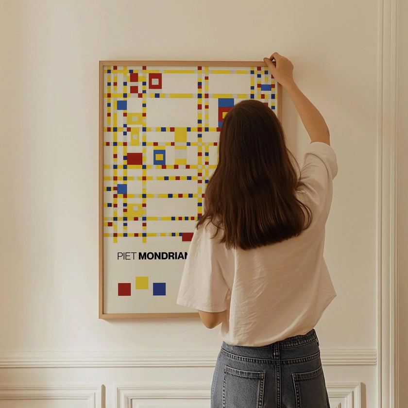 Piet Mondrian Broadway Boogie Woogie Giclee Print: Mid-Century Modern Art