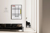 Piet Mondrian - Composition 1936 PRINT | Mid-Century Modern Art Print (available handframed or unframed)