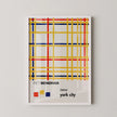 Piet Mondrian New York City Art Print: Mid-Century Modern Giclee