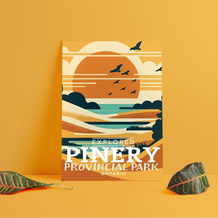 Pinery Ontario Provincial Park 'Explored' Poster, Canada Parks