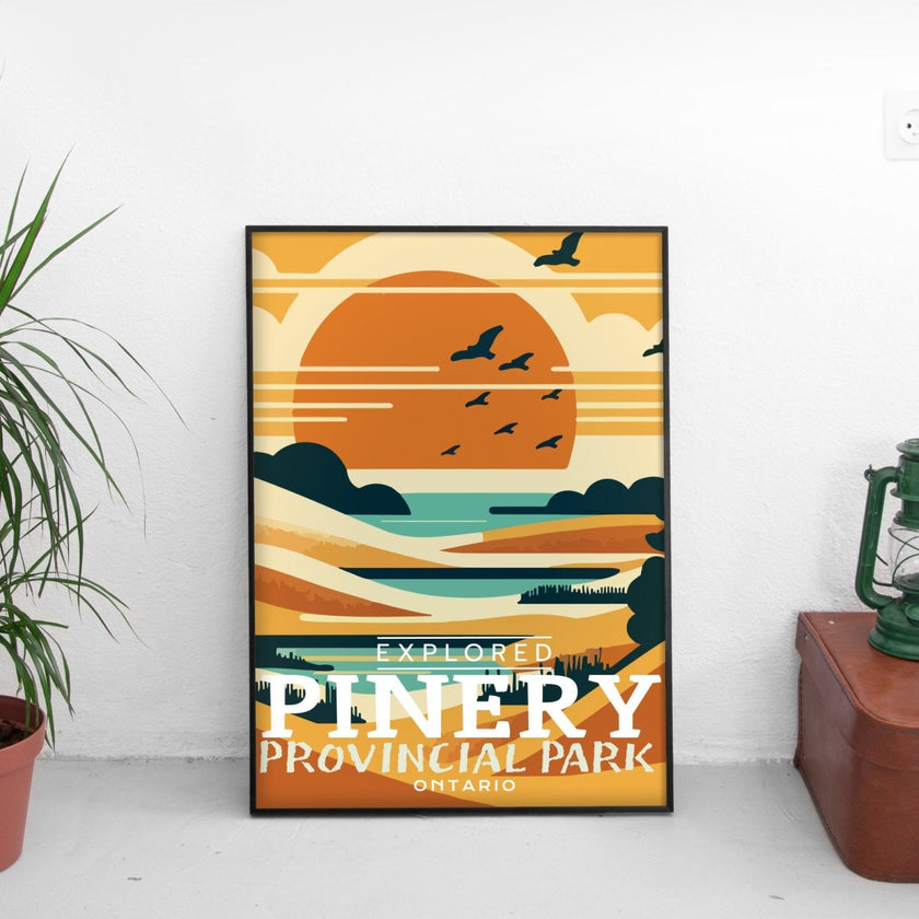 Pinery Ontario Provincial Park 'Explored' Poster, Canada Parks
