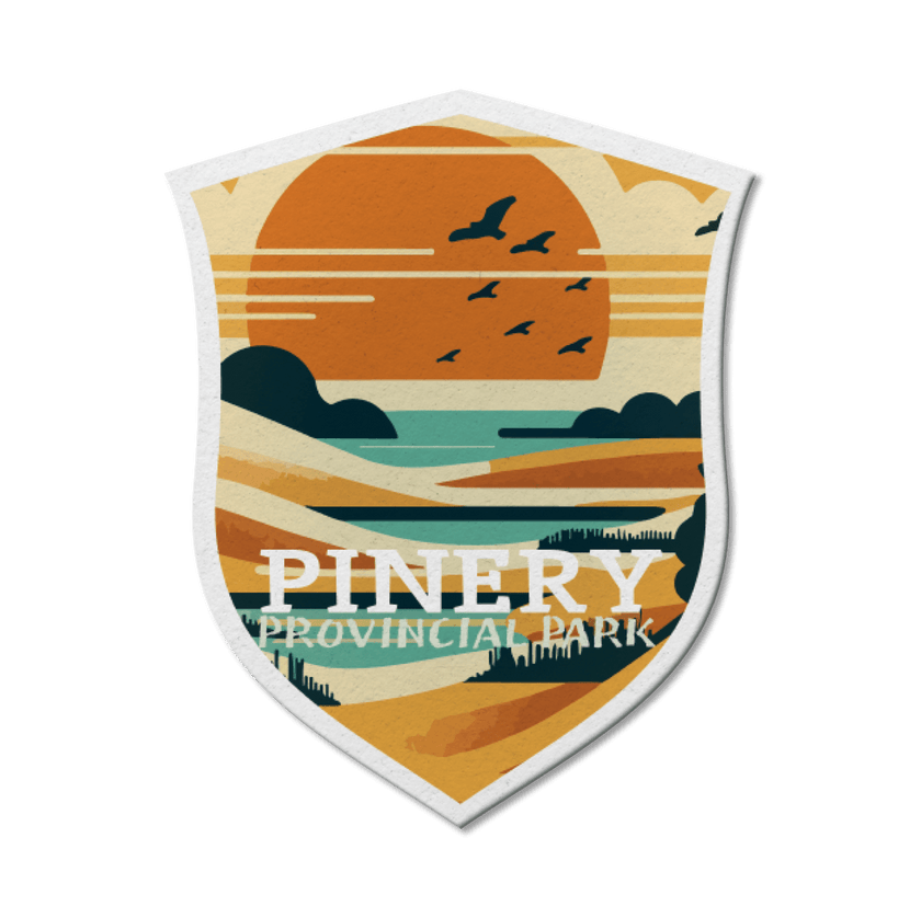 Pinery Ontario Provincial Park Waterproof Vinyl Sticker, Canada Parks