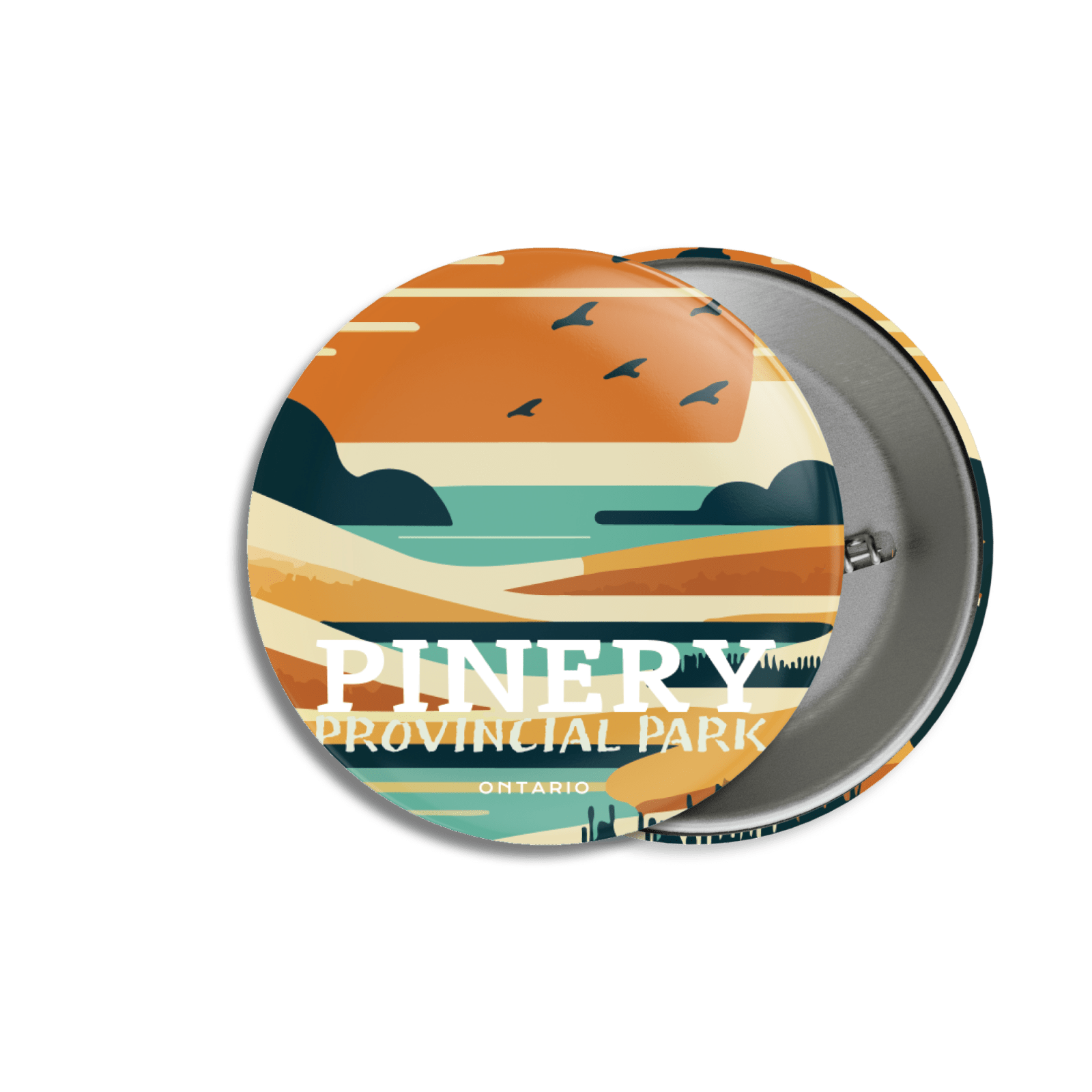 Pinery Provincial Park of Ontario Pinback Button, Canada Parks