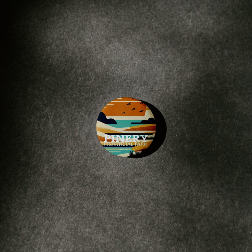 Pinery Provincial Park of Ontario Pinback Button, Canada Parks