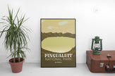 Pingualuit National Park 'Explored' Poster, Canada Parks