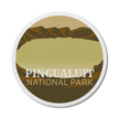 Pingualuit Quebec National Park Waterproof Vinyl Sticker, Canada Parks