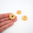 Pink Green Donut Pin