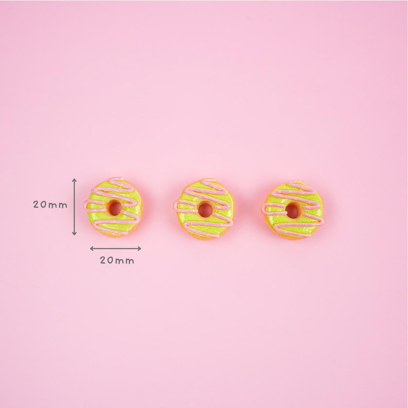 Pink Green Donut Pin