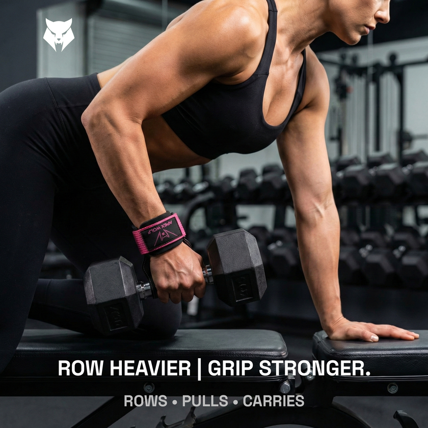 Iron Claw Lifting Grips (Pair) – Stealth Pink