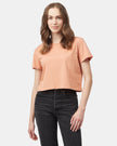 Organic Cotton Relaxed Cropped T-Shirt