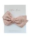 Pink Honeycomb Oversize Bow