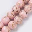 Pink Abalone Shell Assembled Turquoise Gemstone Bead