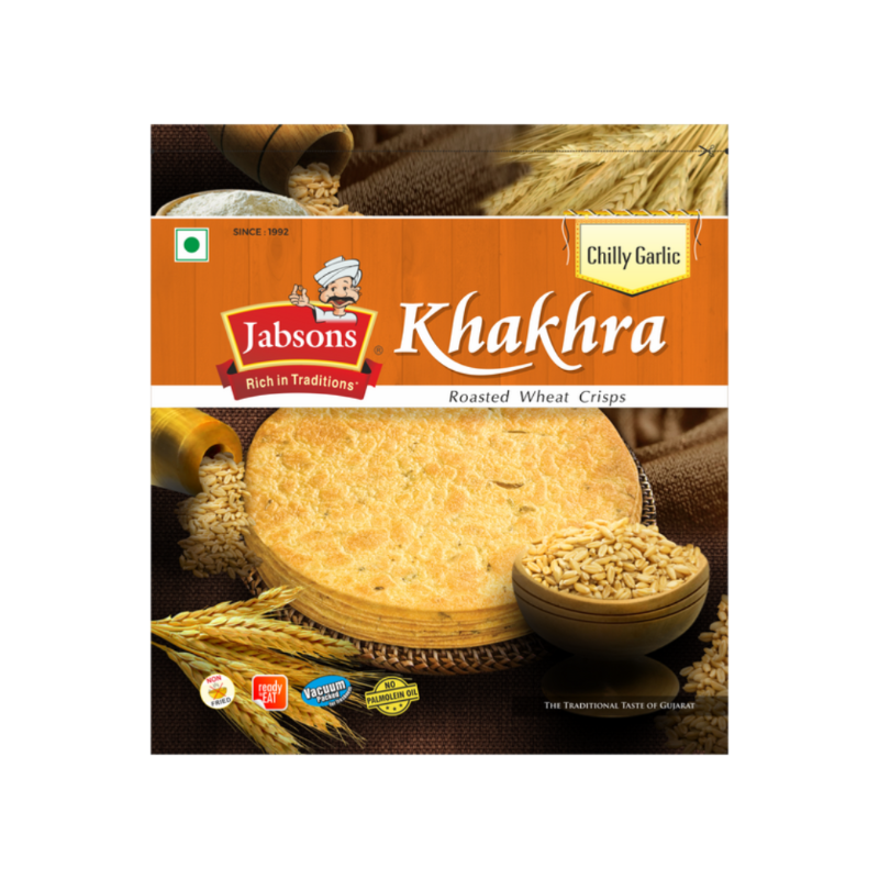 Jabsons Chilly Garlic Khakhra 180g