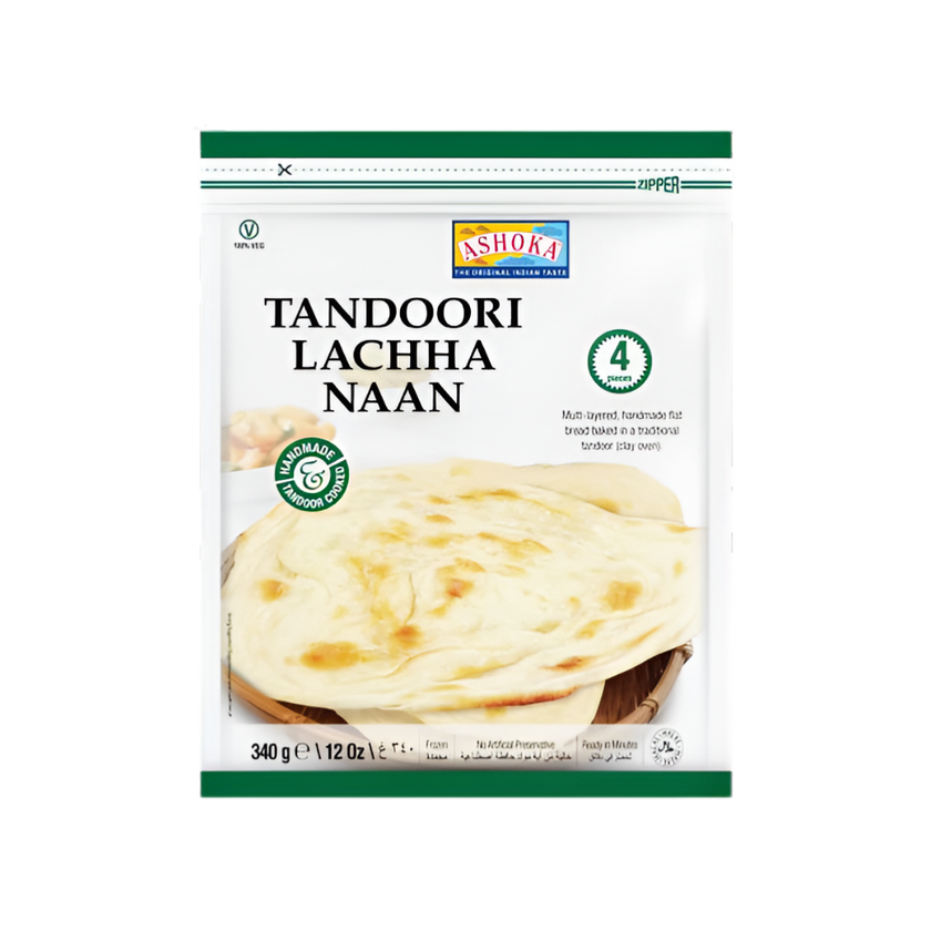 Ashoka Frozen Tandoori Lachha Naan 340g