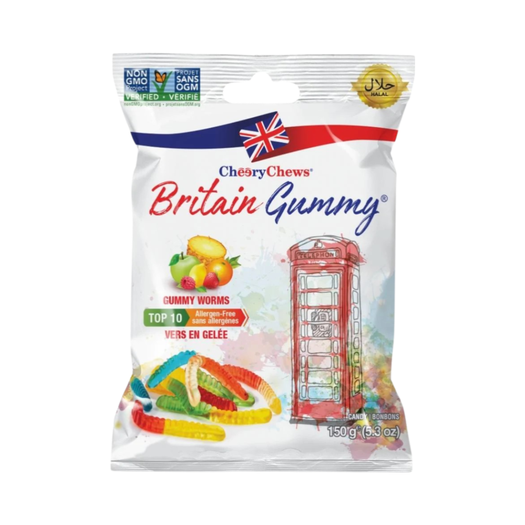 Britain Gummy Gummy Worms 150g