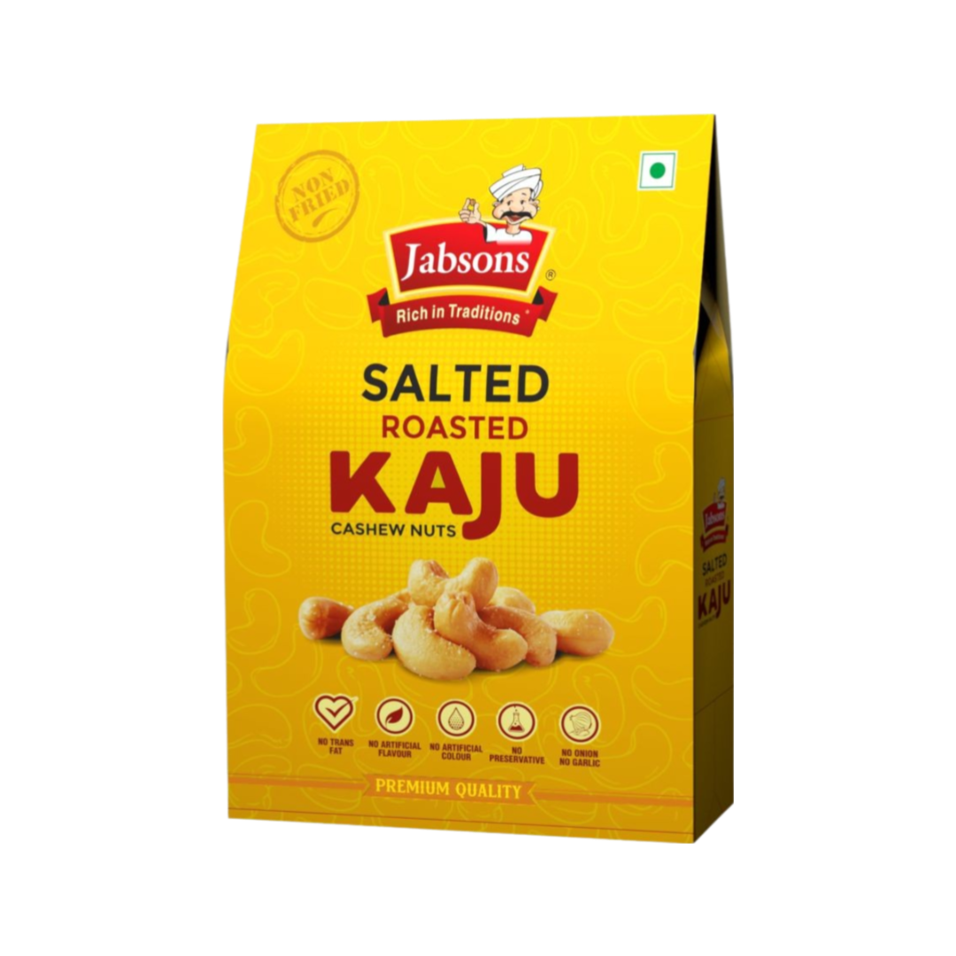 Jabsons Salted Roasted Kaju (Cashew) Nuts 200g