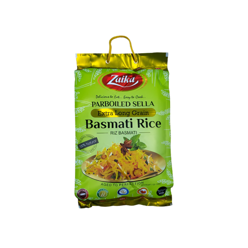 Zaika Parboiled Sella Basmati Rice 10lb