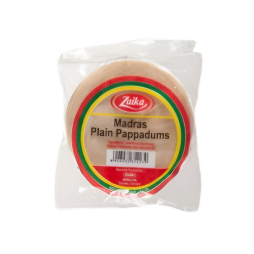 Zaika Plain Madras Pappadums 200g