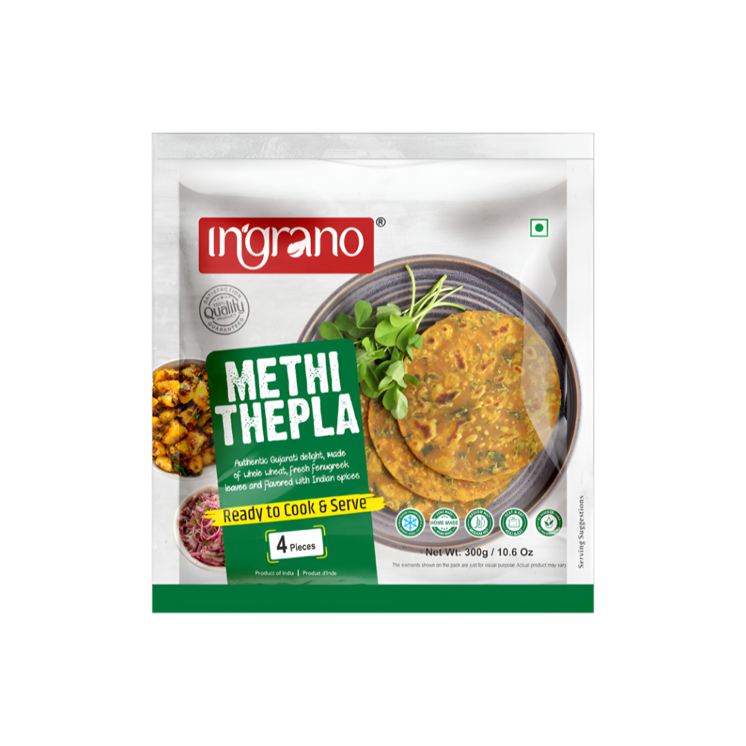 Ingrano Methi Thepla (4 Pcs) 240g