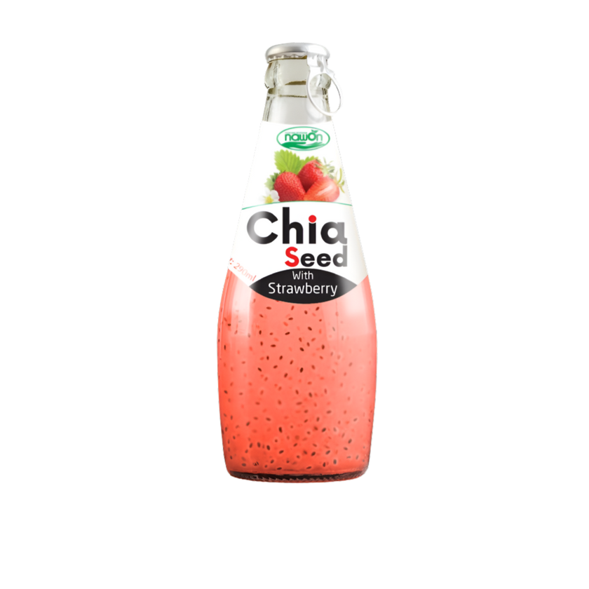 Nawon Strawberry Drink With Chia Seeds 290ml