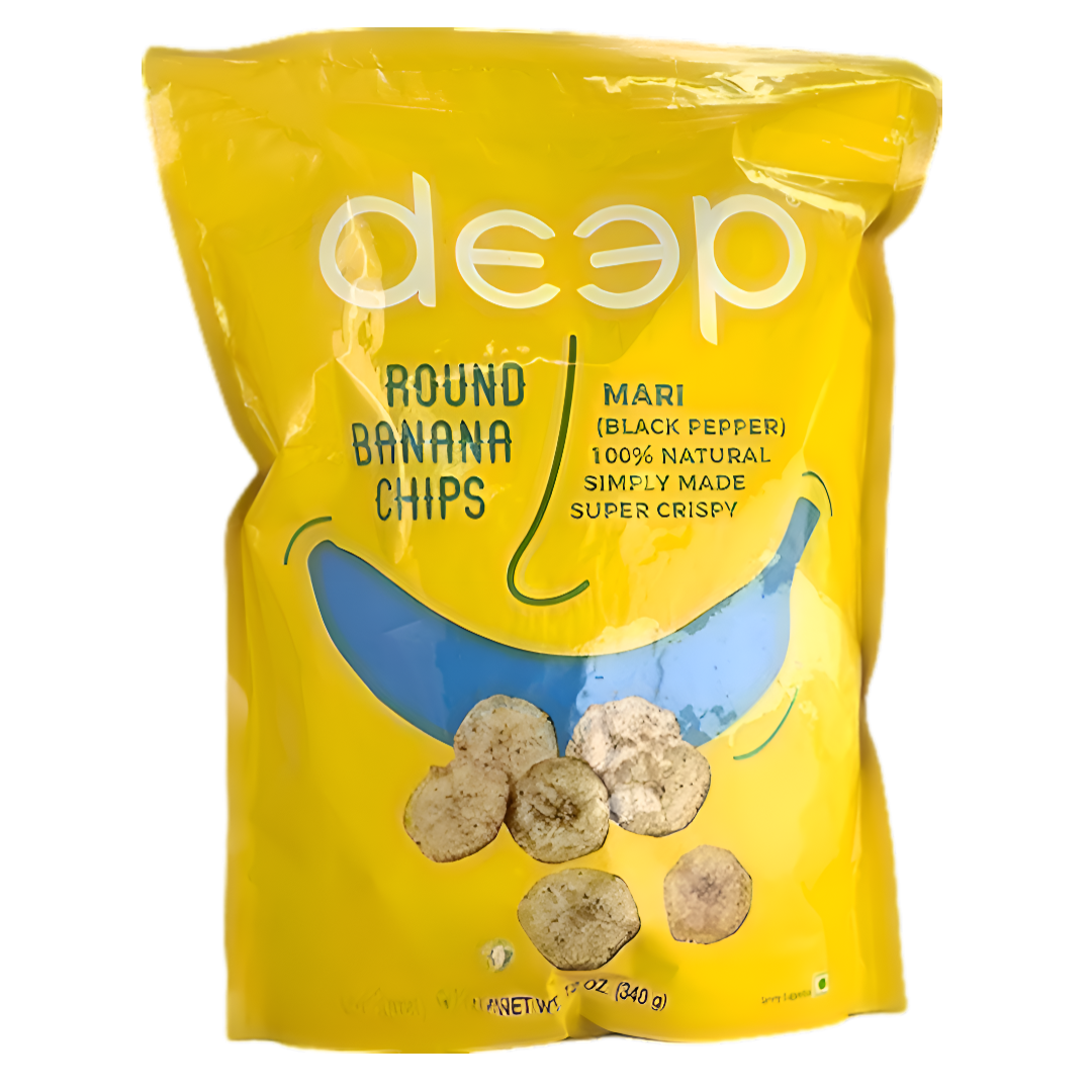Deep Round Banana Chips Mari (Black Pepper) 340g
