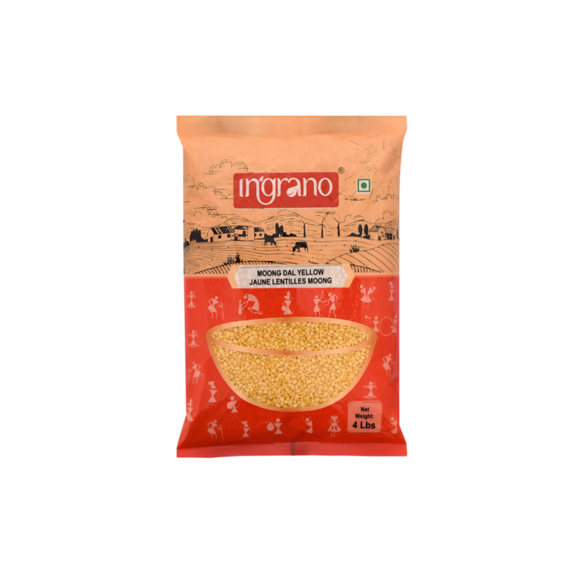 Ingrano Moong Dal Yellow 4lb