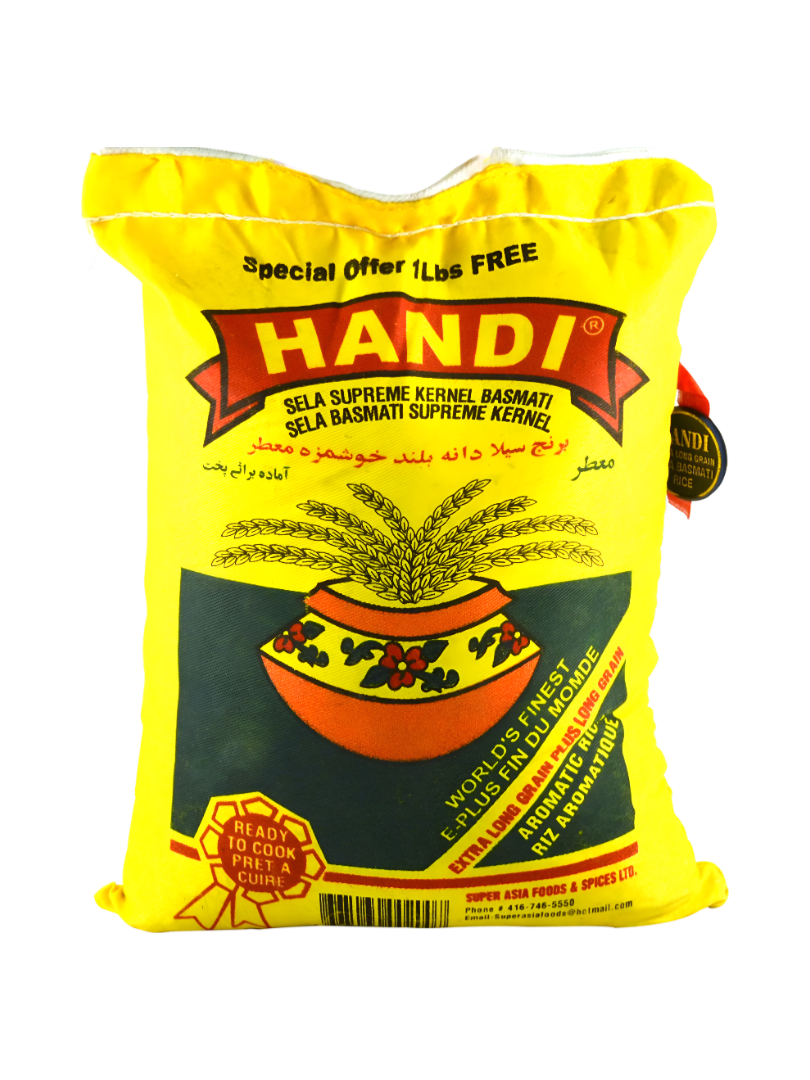 Handi Sela Supreme Kernel Basmati Rice 10lb