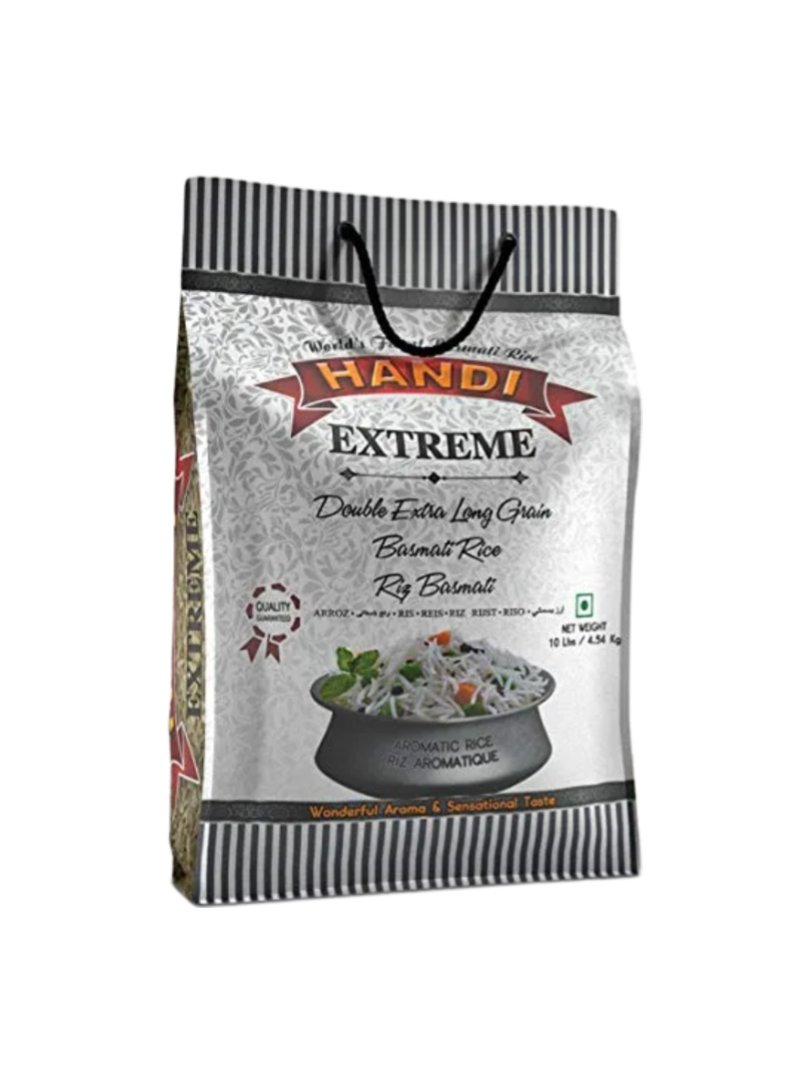 Handi Extreme Double Extra Long Grain Basmati Rice 10Lb