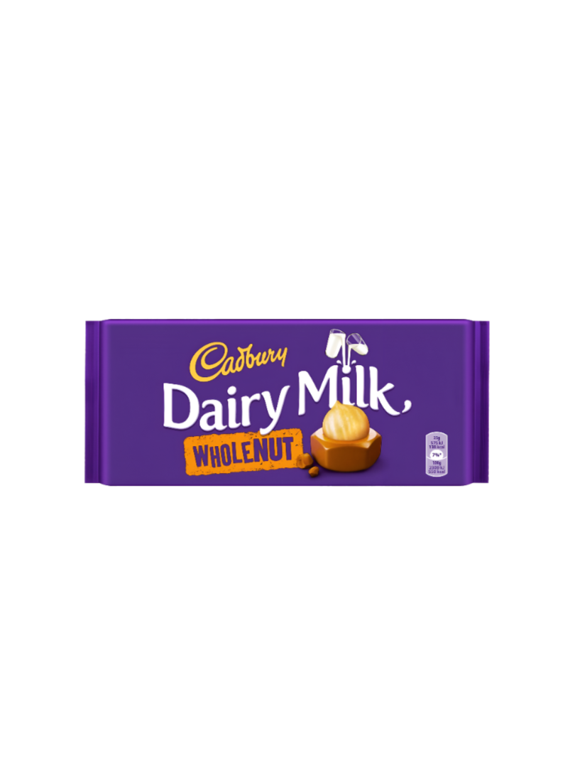 Cadbury Dairy Milk Wholenut 120g