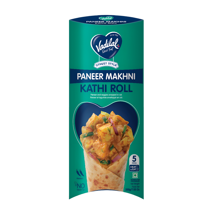 Vadilal Paneer Makhani Kathi Roll 200g