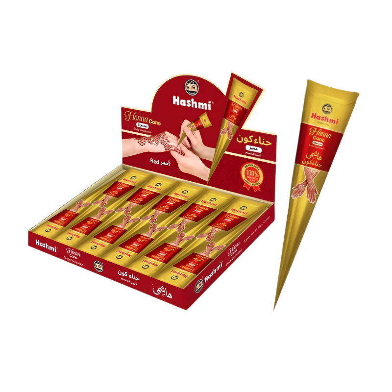 Hashmi Red Henna Cone Large