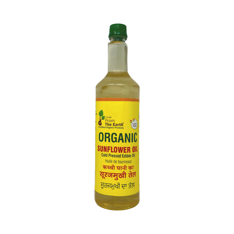From The Earth Organic Sunflower Oil 1L