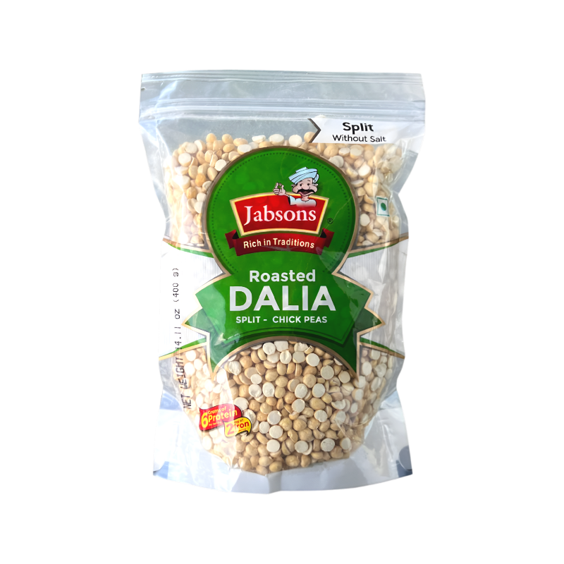 Jabsons Roasted Dalia (Split Chickpeas) 400g