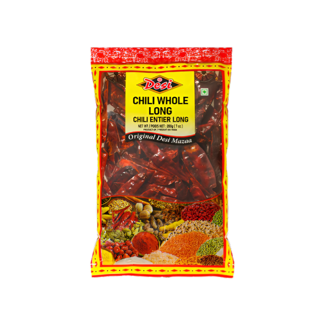 Desi Red Chilli Whole Long 400g