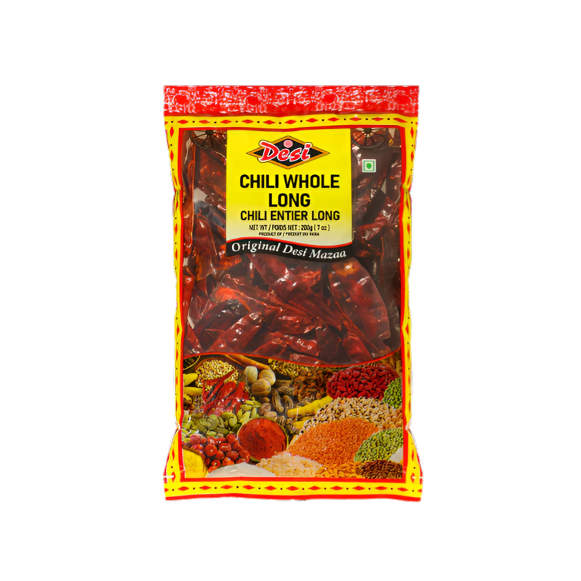 Desi Red Chilli Whole Long 400g