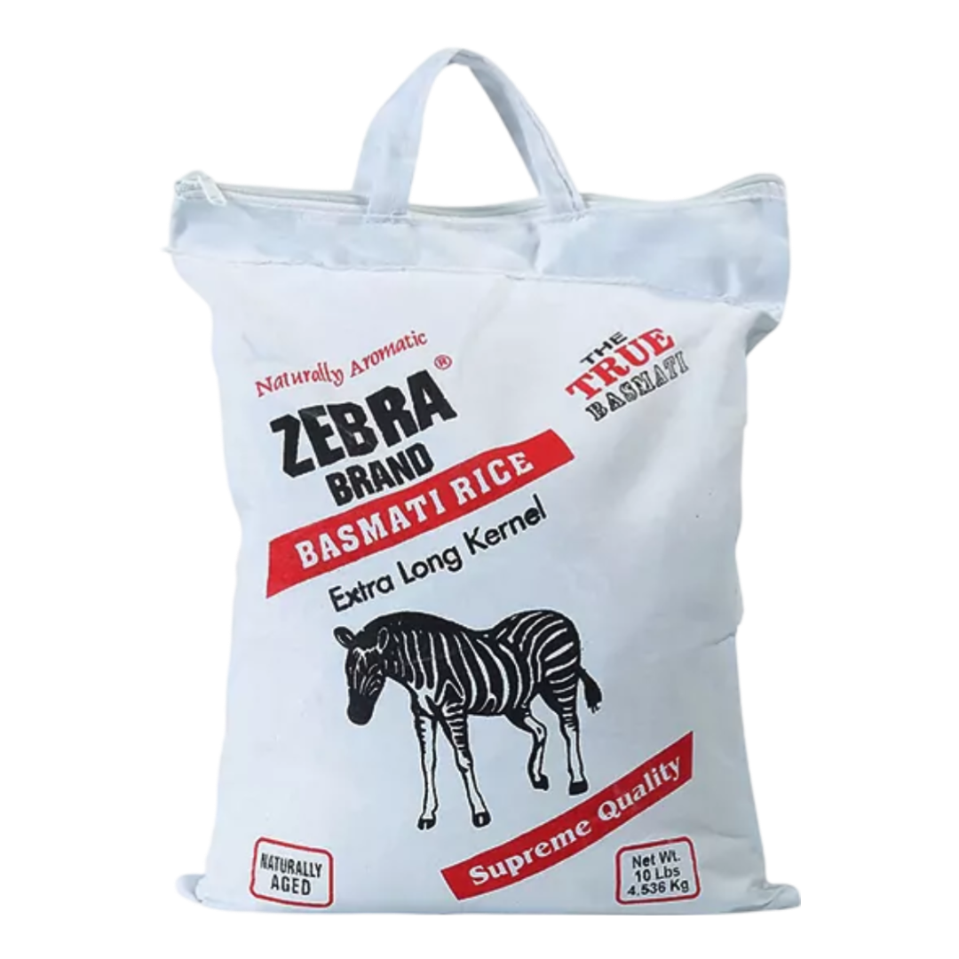 Zebra Extra Long Basmati Rice 10lb