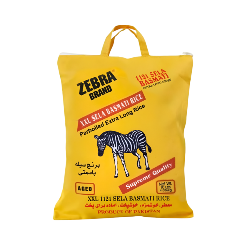 Zebra Sella Basmati Rice 10lb